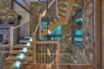 Martini Mountain Chalet - Staircase to Upper and Lower Level